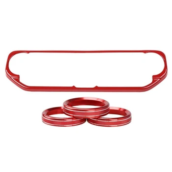 

for Jeep Wrangler JL 2018-2020 Air Conditioning Control Knob Switch Decoration Cover Trim Car Accessories