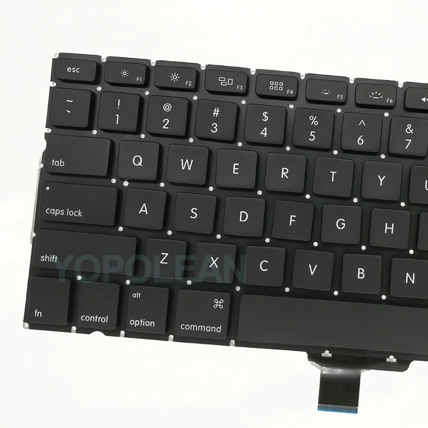 5 PCS New US English Keyboard With Backlight For Macbook Pro 13" A1278 2009 2010 2011 2012 Years