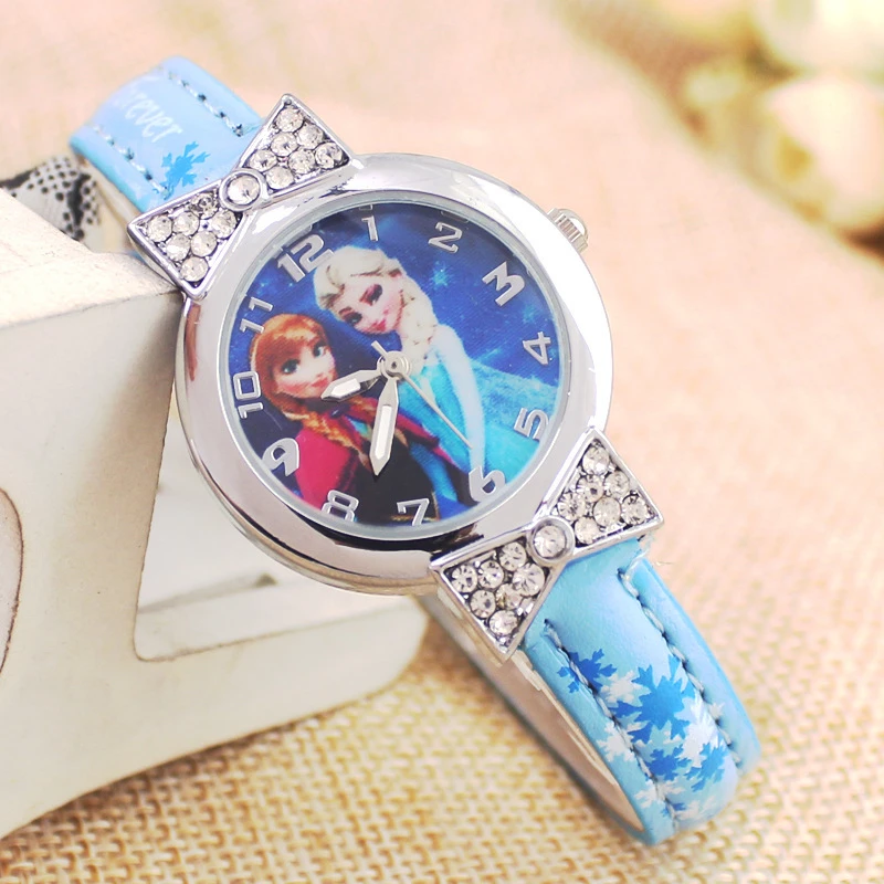 Disneyrelojes De Frozen Para Niños, Relojes De Pulsera Con Dibujos