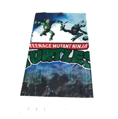 gift bag 10pcs Одноразовые вечерние столовые приборы Черепашки Ниндзя тематическая вечеринка на день рождения украшения тарелки Черепашки Ниндзя салфетка для чашек - Цвет: gift bag 10pcs