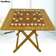 Мини шахматный стол бамбуковый складной покер маджонг Настольная игра маджонг игры домашние игры домашний покер маленький стол 59,3 см