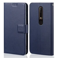 Silicone Flip Case for Nokia 6 2018 Luxury Wallet PU Leather Magnetic Phone Bags Cases for Nokia 6.1 with Card Holder 1