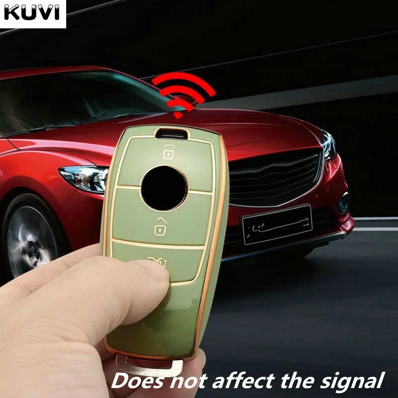 Key case key case cover car key shell Plating TPU Car Key Cover Case Shell Protective Bag For Mercedes Benz A C E S G GLS Class W177 W205 W213 W222 G63 X167 Maybach