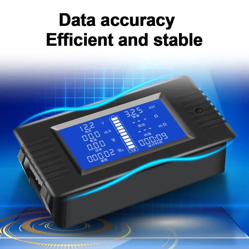

Multifunction Battery Monitor Meter Battery Test Detector DC Voltage Resistance Residual Battery Monitor Meter Battery Tester