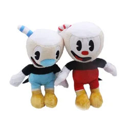 Peluche de Mugman para niños, juguete de 25cm, juego Cuphead