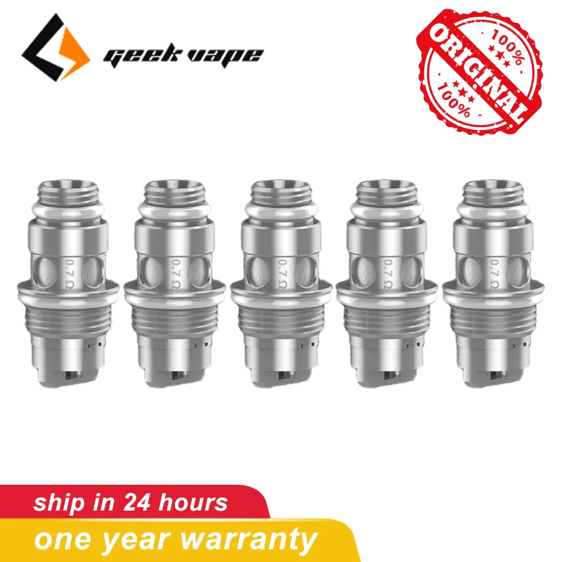 Geekvape NS 0.7ohm Mesh &amp 1.2ohm SS316L vaper coil для электронных сигарет подходит Frenzy Pod vape kit 5 ⑤