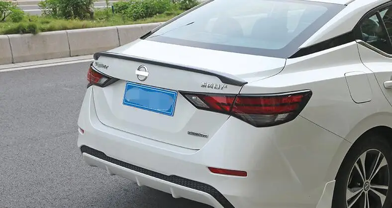 Спойлер для Nissan Sentra,, АБС-пластик, заднее крыло, грунтовка, цветной задний спойлер для Nissan Sentra, спойлер