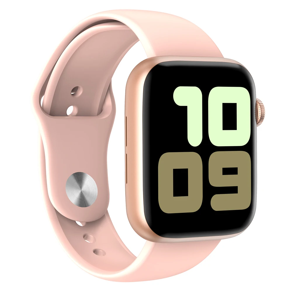 pink Silica Новинка iwo 13 Смарт часы 1:1 44 мм часы 5 W75M W75 поддержка кислорода в крови ЭКГ кровяное давление пульсометр умные часы - Цвет: pink Silica