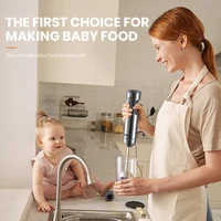 MIUI Hand Immersion Blender 1000W Powerful 4-in-1,Stainless Steel Stick Food Mixer,700ml Mixing Beaker,500ml Processor,Whisk 6