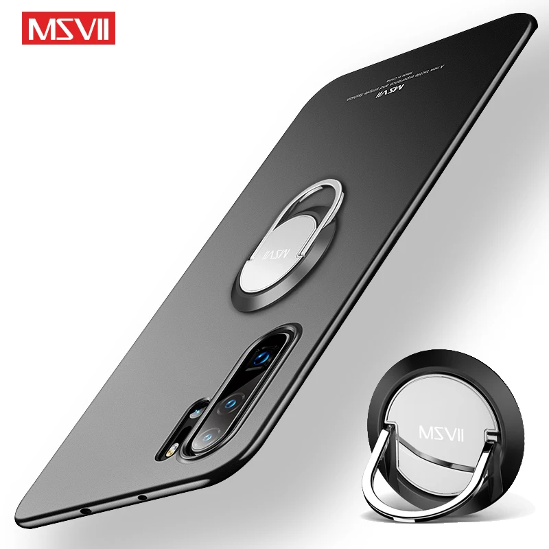 

Msvii Matte Cover For Samsung Galaxy Note 10 Plus S10 S9 S8 Plus Case S10 E S 9 Ring Holder PC Cover For Samsung Note 9 8 Cases