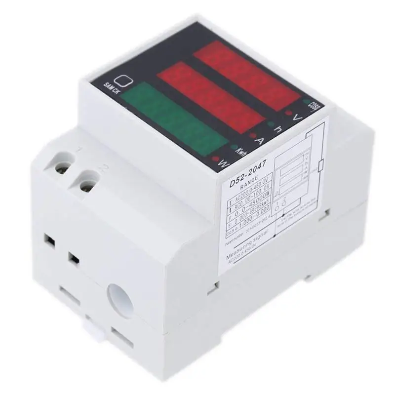 GTBL AC 200-450V измеритель мощности din-рейка Тип Цифровой дисплей Амперметр Вольтметр
