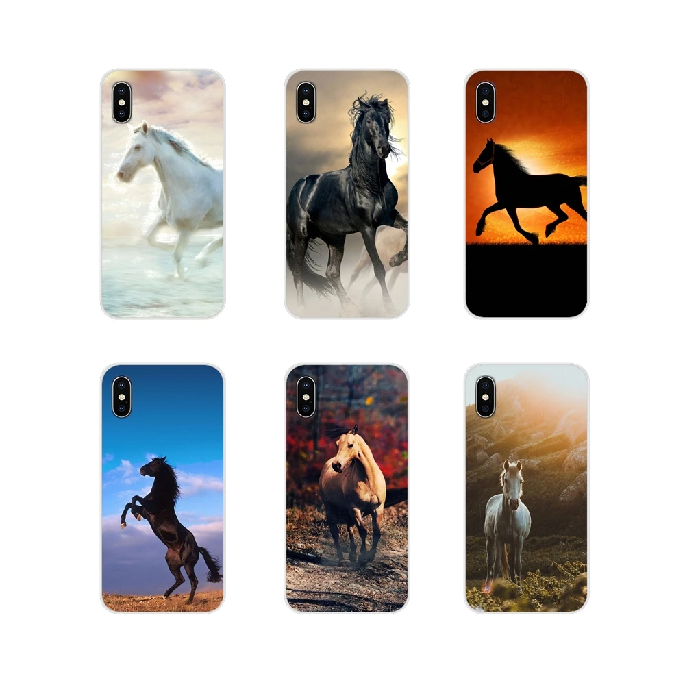 Чехлы для телефонов Xiaomi Redmi Note 3 4 5 6 7 8 Pro Mi Max Mix 2 2S Pocophone F1 Running Horse | Мобильные
