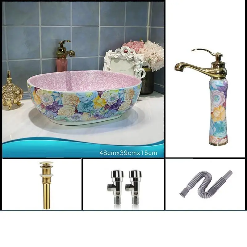 MODEL R Encimera Lavandino Waschtisch судно Fregadero Bagno Salle De Bain умывальник Bassin Cuba Pia Banheiro раковина для ванной Lavabo - Цвет: MODEL R