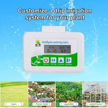 

Solar Automatic Plant Watering System Electronic Watering Timer Garden Irrigation Controller