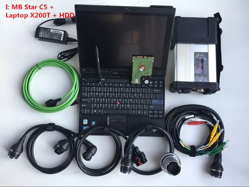 Полное программное обеспечение,12 Das/X/WIS/Vediam X201T I7 4G MB STAR C5 SD Подключение компактный 5 диагностический инструмент с wifi для MB автомобилей и грузовиков
