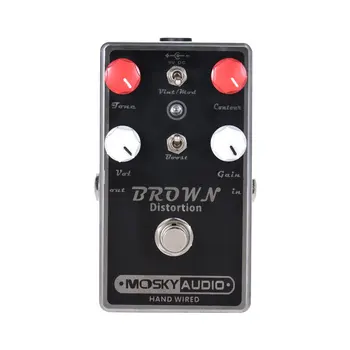 

MOSKY BROWN DISTORTION Guitar Effect Pedal Distortion Manual Effects Multi-Effect Brown Guitar Mini Parts & Accessories