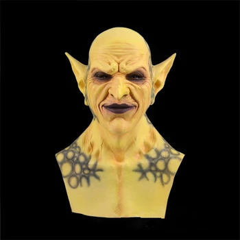 

New Hot Halloween Party UFO Alien Mask Creepy Geezer Face Mask For Halloween Cosplay Easter Costume Scary Party Mask