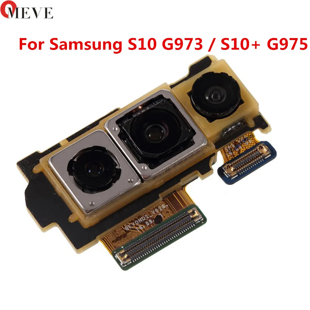 Для samsung Galaxy S10 G973/S10 Plus G975 большой основной задний модуль камеры гибкий кабель Замена части