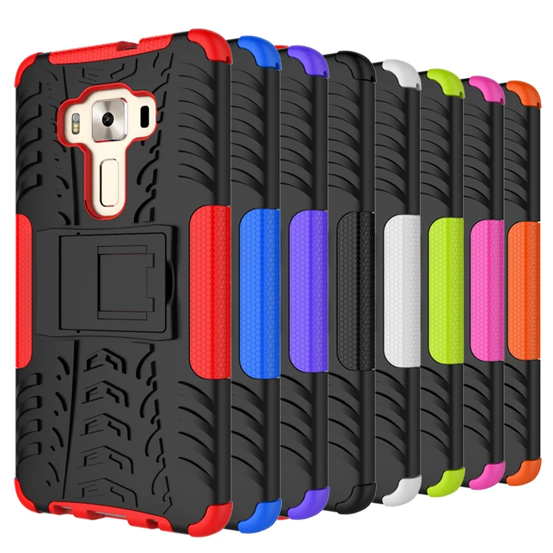 

For Asus Zenfone 4 Selfie zd553kl 5 Lite zc600kl case Shock-proof Bracket for zenfone 5z ze520kl 3deluxe cover Silica Gel