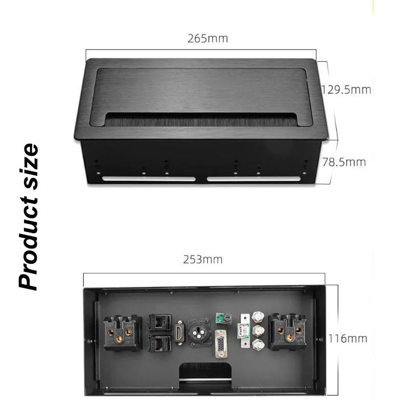 Novo soquete multimídia para desktop com interface