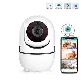 

ICSEE 1080P Cloud HD IP Camera WiFi Auto Tracking Camera Baby Monitor Night Vision Security Camera Home Surveillance Camera