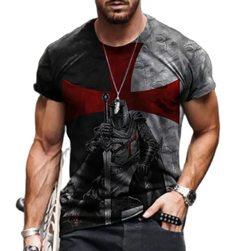 Men's 3D Printed T-shirt Round Neck Breathable Short Sleeve Newest Summer 2021 Creative Personality Shirt Oversized Male T Shirt