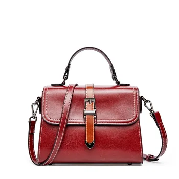

split leather bags for women shoulder bag 2020 luxury handbags women bags cowhide ladies leather handbag