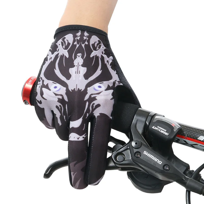 

Xintown Lightning Riding Sports Cycling Outdoor Gloves Anti-slip Breathable Full Finger Printed Touch Screen Gloves