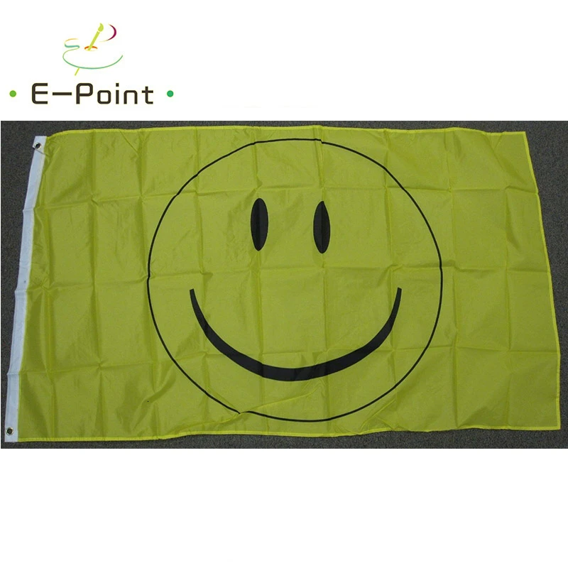 Smile Face Flag Have a Nice Day 2ft*3ft (60*90cm) 3ft*5ft (90*150cm) Size Christmas Decorations for Home Banner | Дом и сад