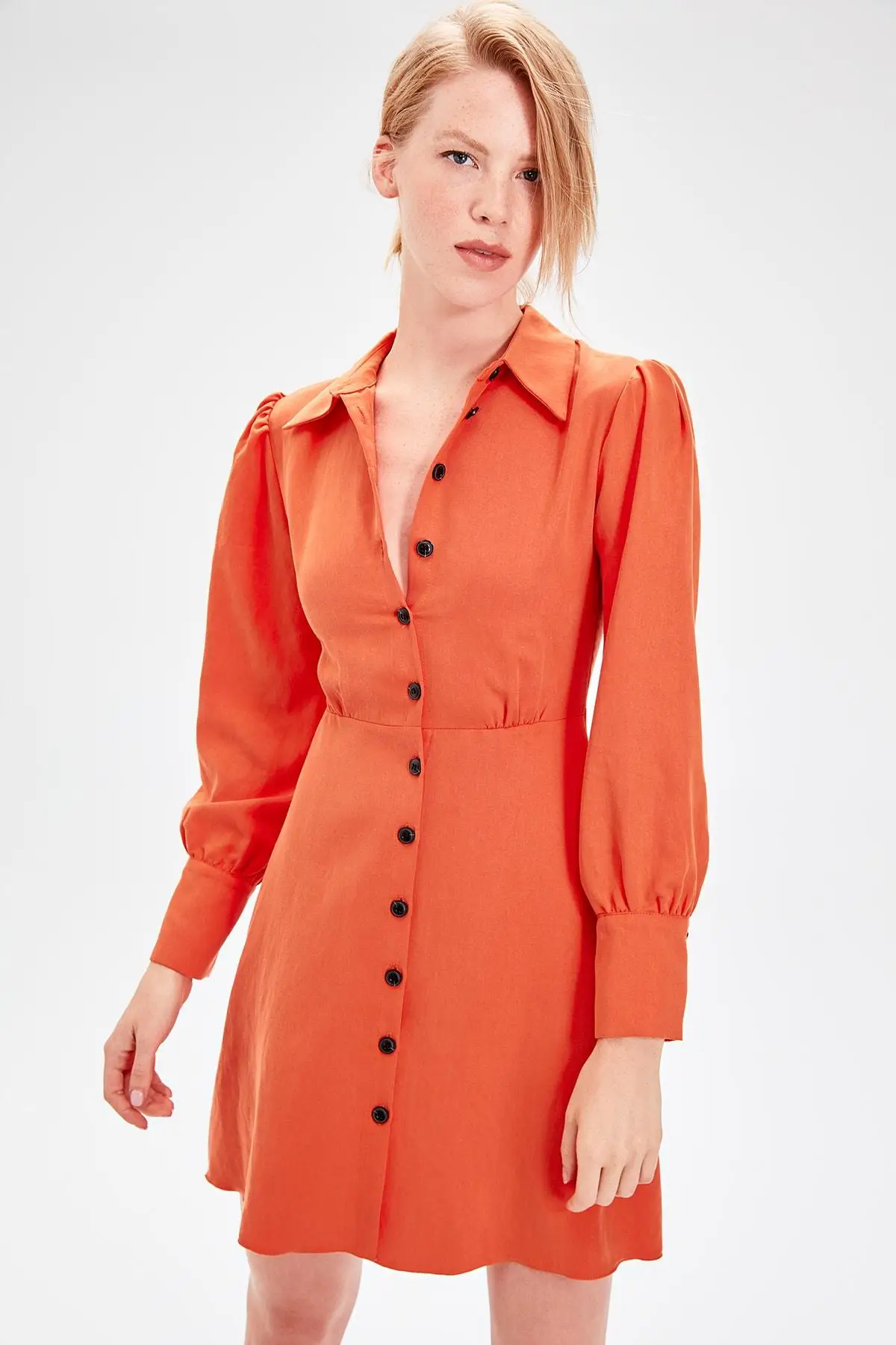 

Trendyol Tile Button Dress TWOAW20EL0185