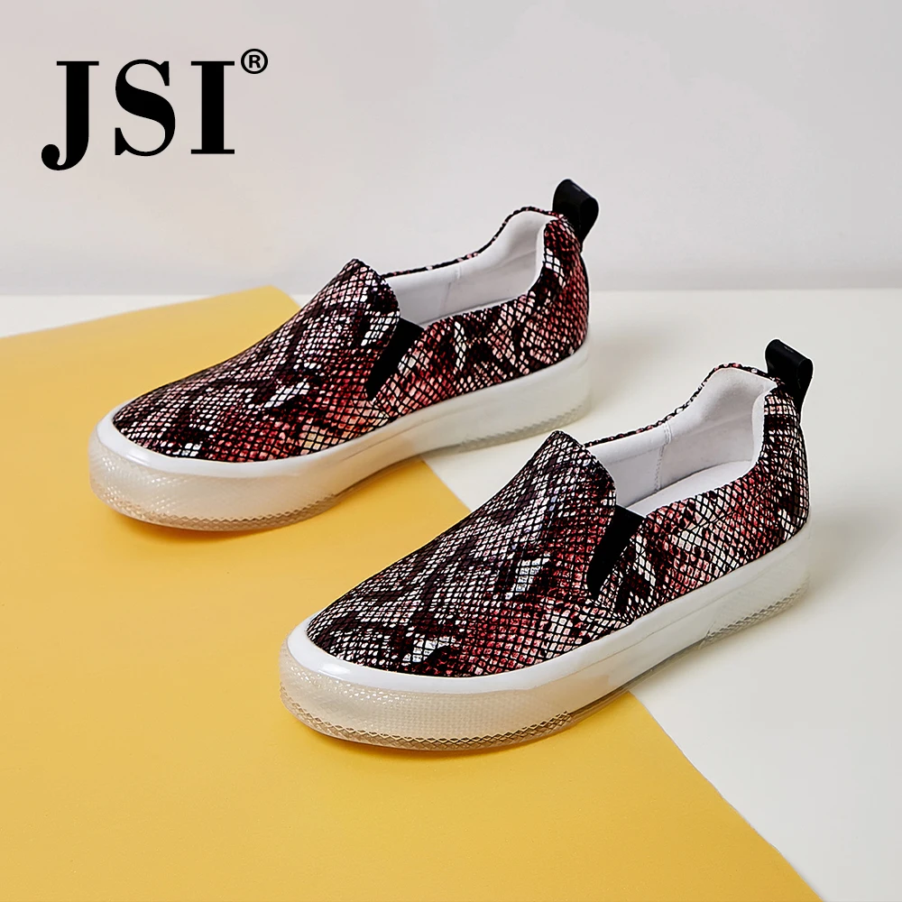 JSI/Новые модные весенние женские туфли на плоской подошве из овечьей кожи