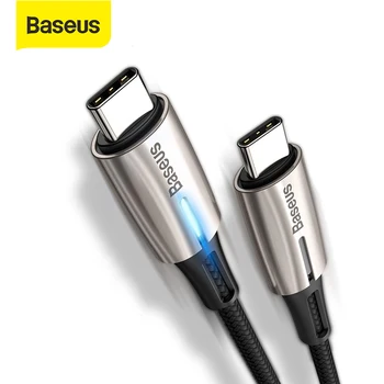 

Baseus USB Type C Cable to USB Type C for Redmi Note 7 Pro Quick Charge 4.0 Fast Charging USB Cable Type C for Samsung S9 S10