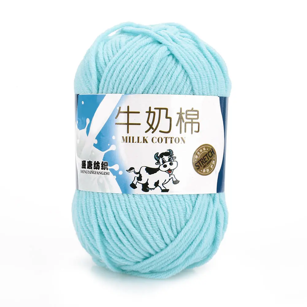 SOLEDI 50g Warm Milk Cotton Hat Winter Sweater DIY Soft Knitting Wool Gift Sewing Line Scarf