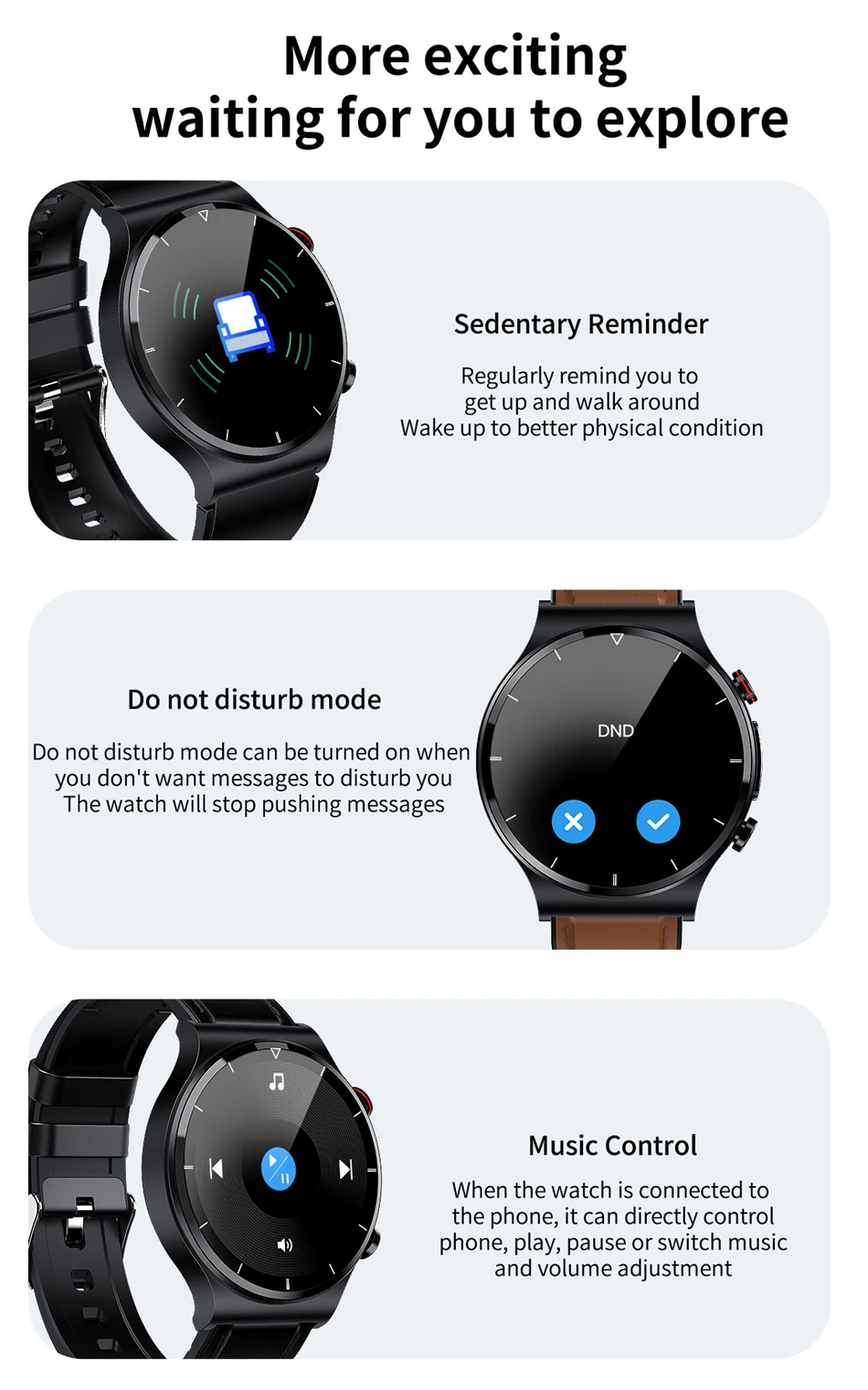 2022 New ECG+PPG Smart Watch Men Blood Pressure Heart Rate Watches IP68 Waterproof Fitness Tracker Smartwatch For Huawei Xiaomi