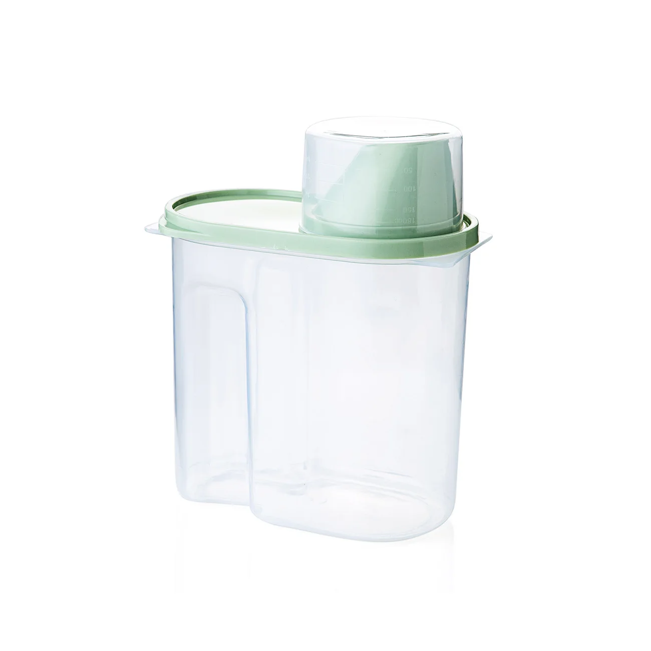 Green 1.5L 1,9/л контейнеры для хранения пищевых продуктов, пластиковый контейнер с крышкой для заливки, кухонный герметичный ящик для хранения продуктов, контейнер для зерновых риса - Цвет: Green 1.5L