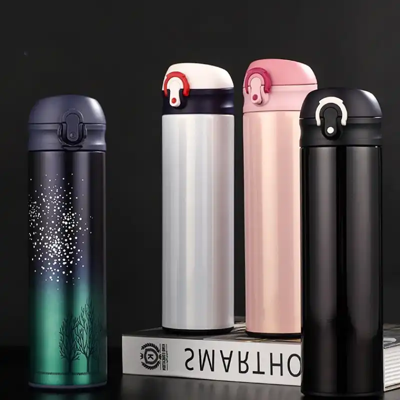 thermos mug with strainer