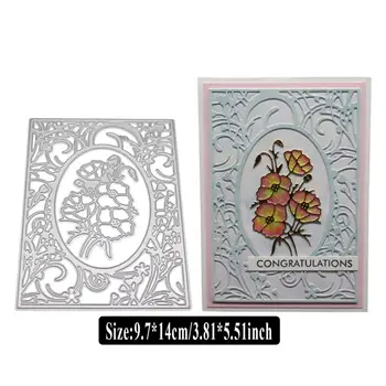 

Flower Background Die Cuts for Card Making,URYKE Metal Cutting Dies Stencil Decorations for DIY Embossing Scrapbooking New 2019