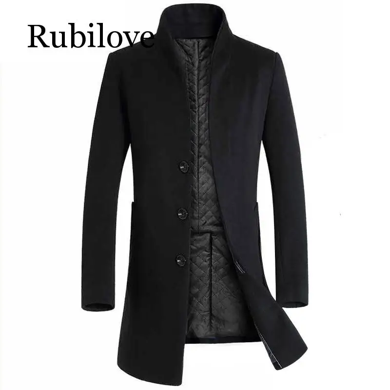Rubilove 2019 Men Winter Jacket Long Mens Overcoats Warm Thicken Mens Wool Jacket Men Winter Jackets Coats Men Rubilove 2019 Men Winter Jacket Long Mens Overcoats Warm Thicken Mens Wool Jacket Men Winter Jackets Coats Men