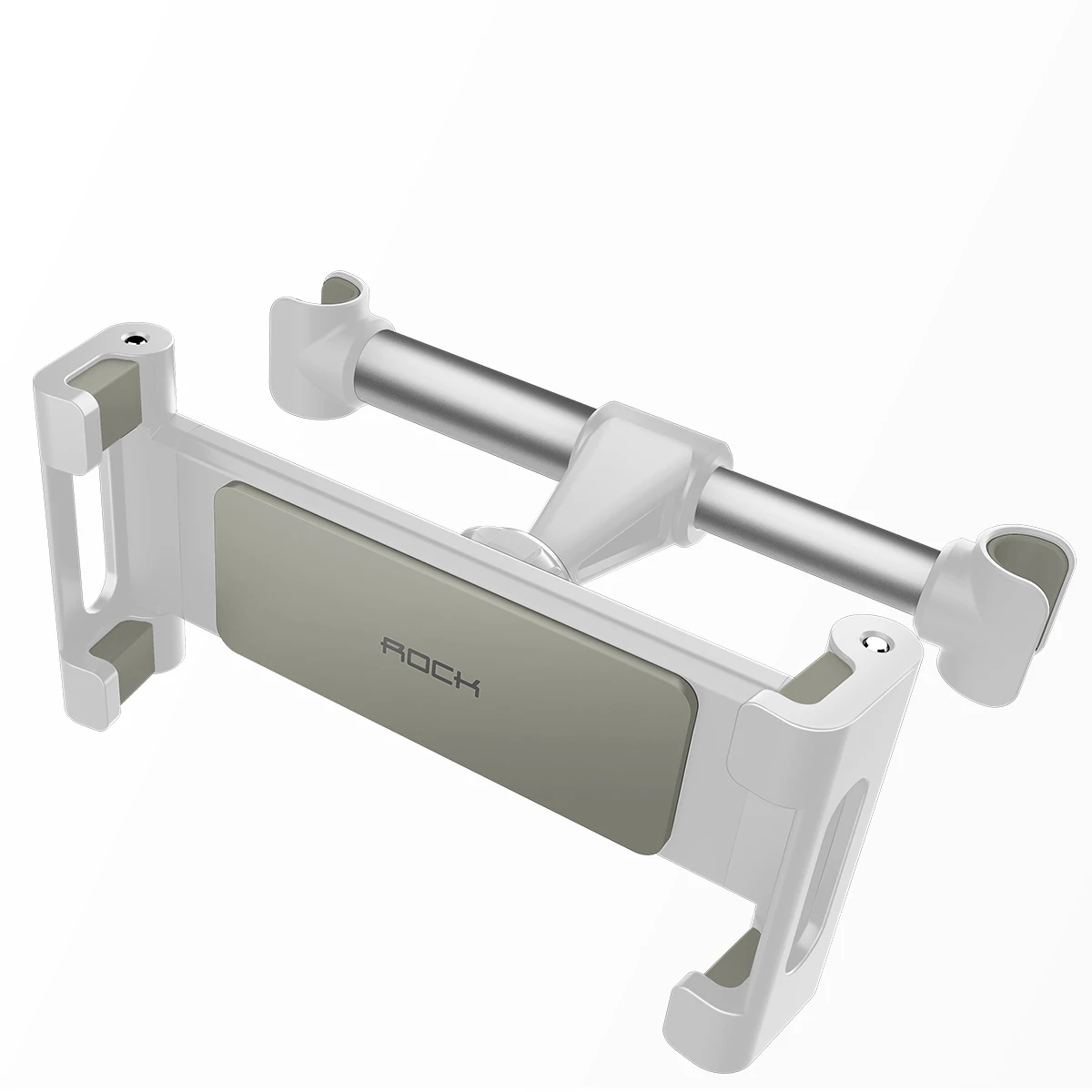 White Rock автомобильное сиденье задняя Подставка для планшета для Ipad 2, 3, 4 5 6 Air Ipad подголовник подставка Soporte Подставка для планшета для Iphone X 8 7 6 Plus - Цвет: White