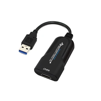 

HDMI Video Capture Card USB 2.0 60Fps 1080p Game Capture Card Record Box Live Streaming for PS4 PS5 XBOX DVD HD Camera Recording