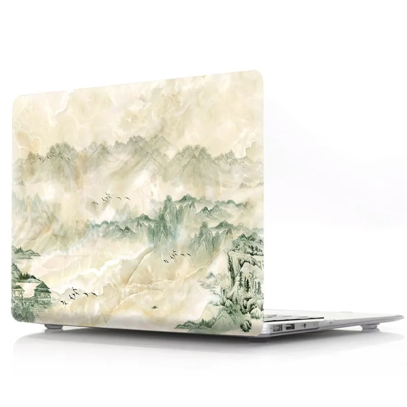 14 Мраморный чехол для ноутбука MacBook Air 13 дюймов A1466 чехол жесткий ПВХ защита Funda для Mac Book Air 13 A1466 A1369 чехол под мрамор - Цвет: 14
