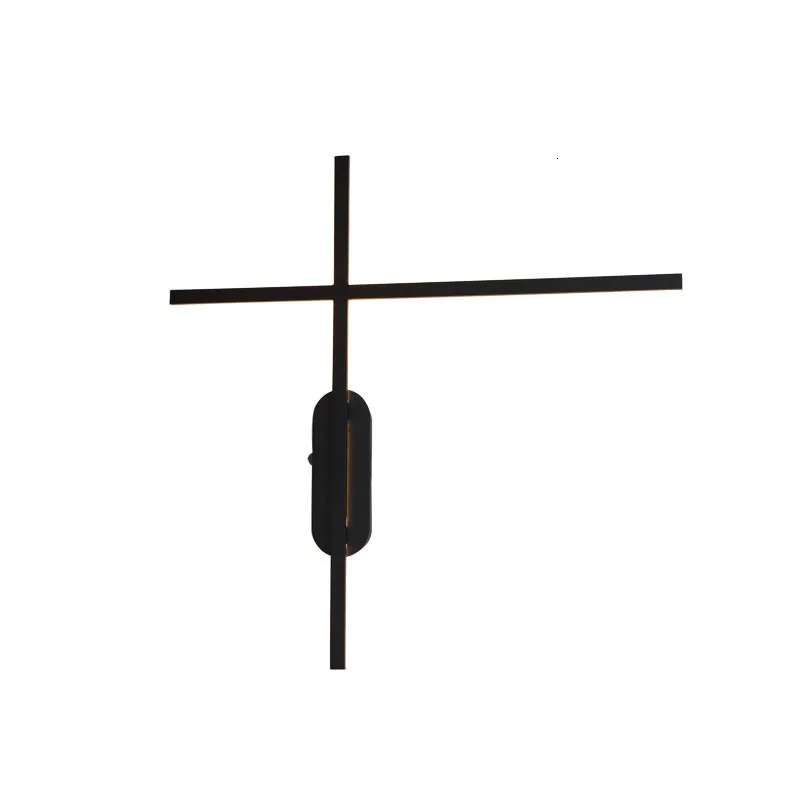 

Design Black White Long Tube 21w Led Modern Indoor Fancy Wall Scone Light Lustre Led Wall Light Fixture Industrial Decor