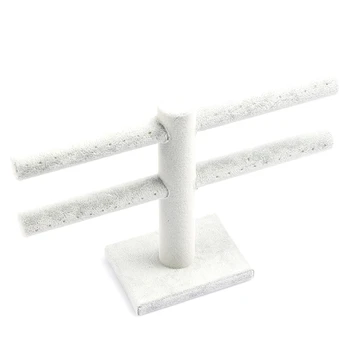 

Velvet Bracelet Watch T-Bar Holder Jewelry Storage Box Jewelry Display Stand