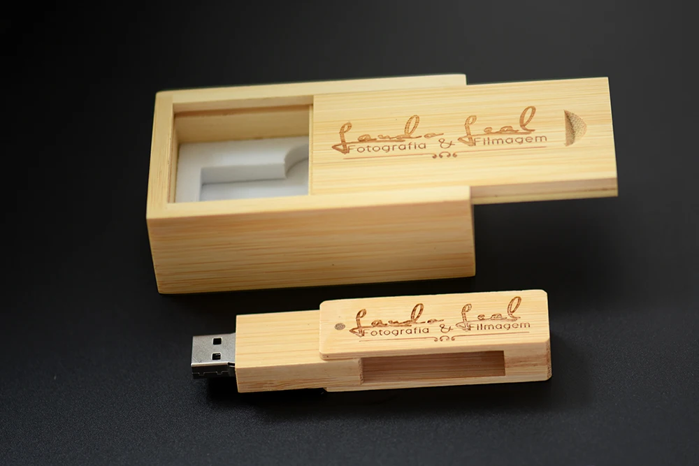 JASTER флэш-накопитель в деревянном корпусе с логотипом на заказ USB+ коробка USB флэш-накопитель 4 ГБ 8 ГБ 16 ГБ флеш-накопитель карта памяти 32 Гб 64 Гб USB DIY логотип оптом