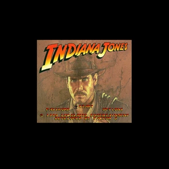 

Indiana Jones' Greatest Adventures USA Version 16 bit Big Gray Game Card For NTSC Game Player