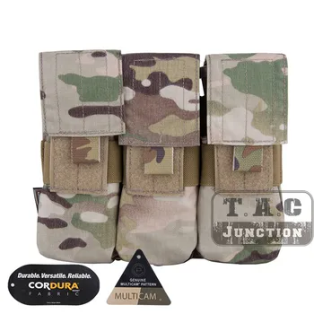 

Emerson Tactical MOLLE PALS 5.56 .223 Triple Magazine Pouch For M14 M16 AR15 Emersongear Mag Pouch Military Ammo Holder Pouch