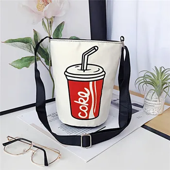 

New Printed Handbags Cartoon Ladies Bags Bucket Purses and Handbags