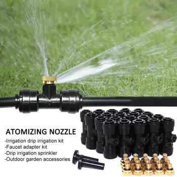 

9m Low Pressure Spray Set DIY Assembly Garden Spray Set Tap Water Pressure Atomization Tap Water Pressure Water Sprayer Garden F