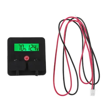 

JS-CU3 Battery Capacity Indicator Voltage Display Module Phone Charge Tester 12V 24V 3S 5S Li-ion Lifepo4 Lead Acid Double USB