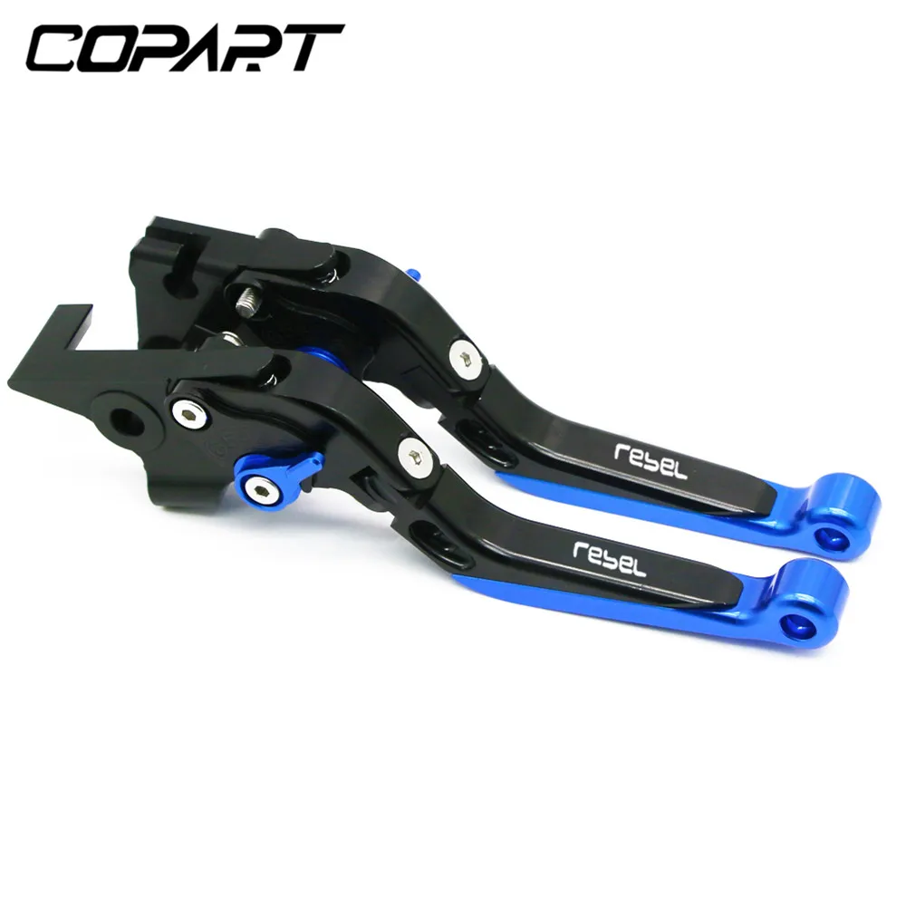 Для HONDA CMX500 CMX 500 REBEL 300 REBEL300-19 Мотоцикл с ЧПУ Регулируемая Складная Выдвижная ручка рычаг тормоза сцепления Рычаги - Цвет: BKBUBKBU